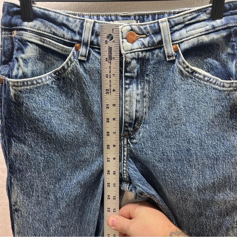 Wrangler Westward Two Tone High rise Bootcut Jeans Womens 27 Blue Denim 2871 - Picture 7 of 12
